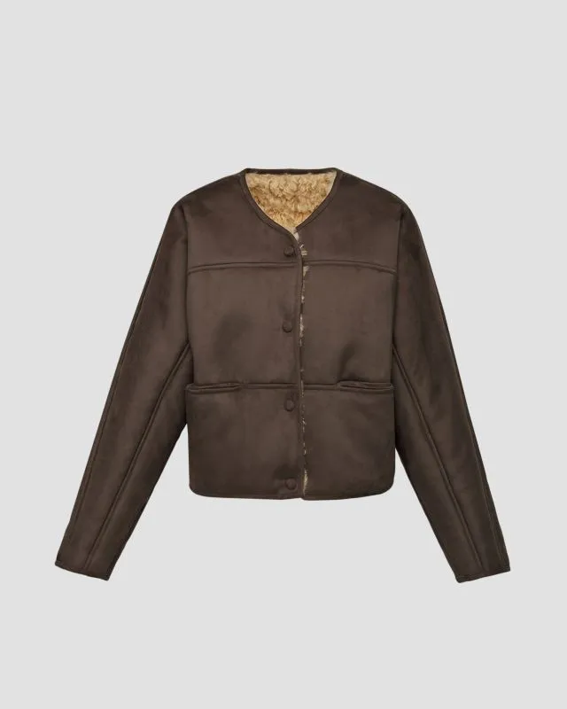 Giacca reversibile con pelliccia da donna Stand Studio Charmaine