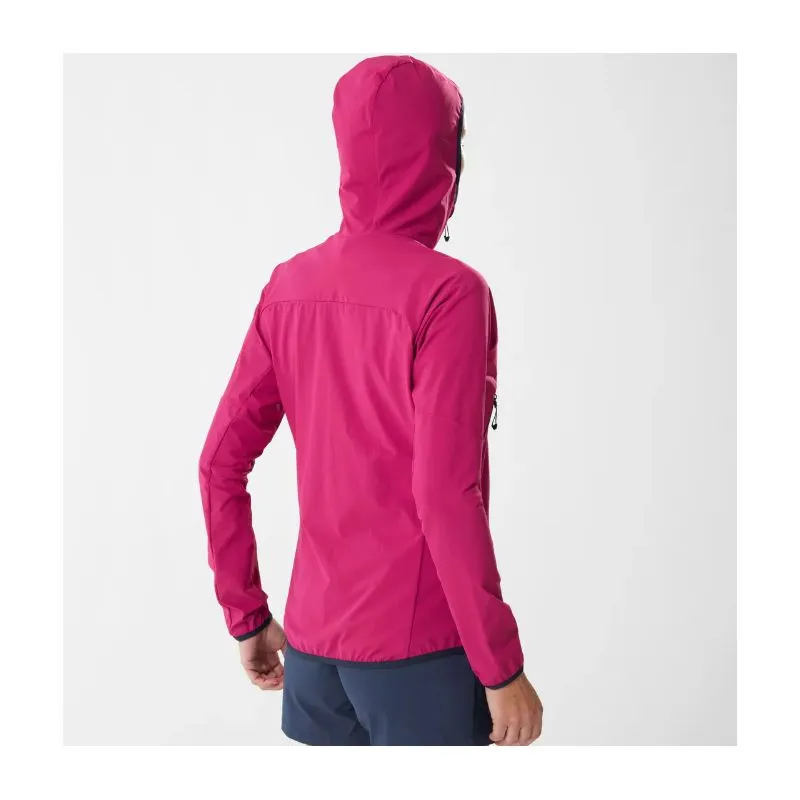 Giacca softshell da alpinismo da donna Millet Fusion XCS Hoodie (Iceberg/Sapphire)