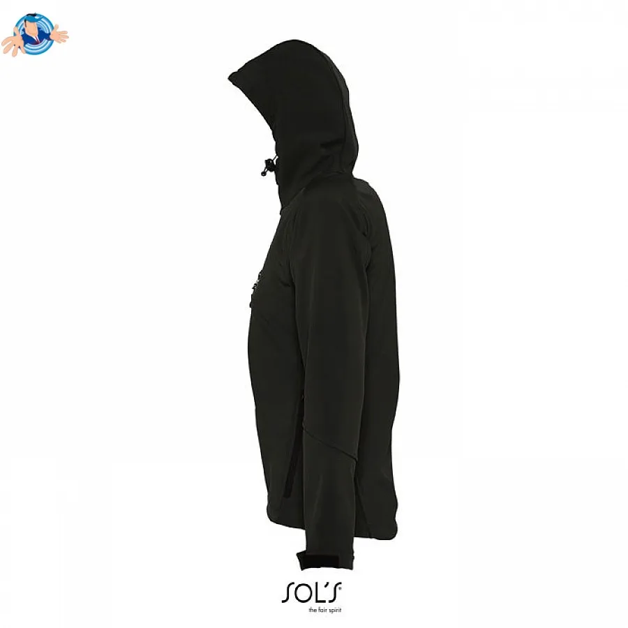 Giacca Softshell da donna con cappuccio | personalizzabile con il tuo logo