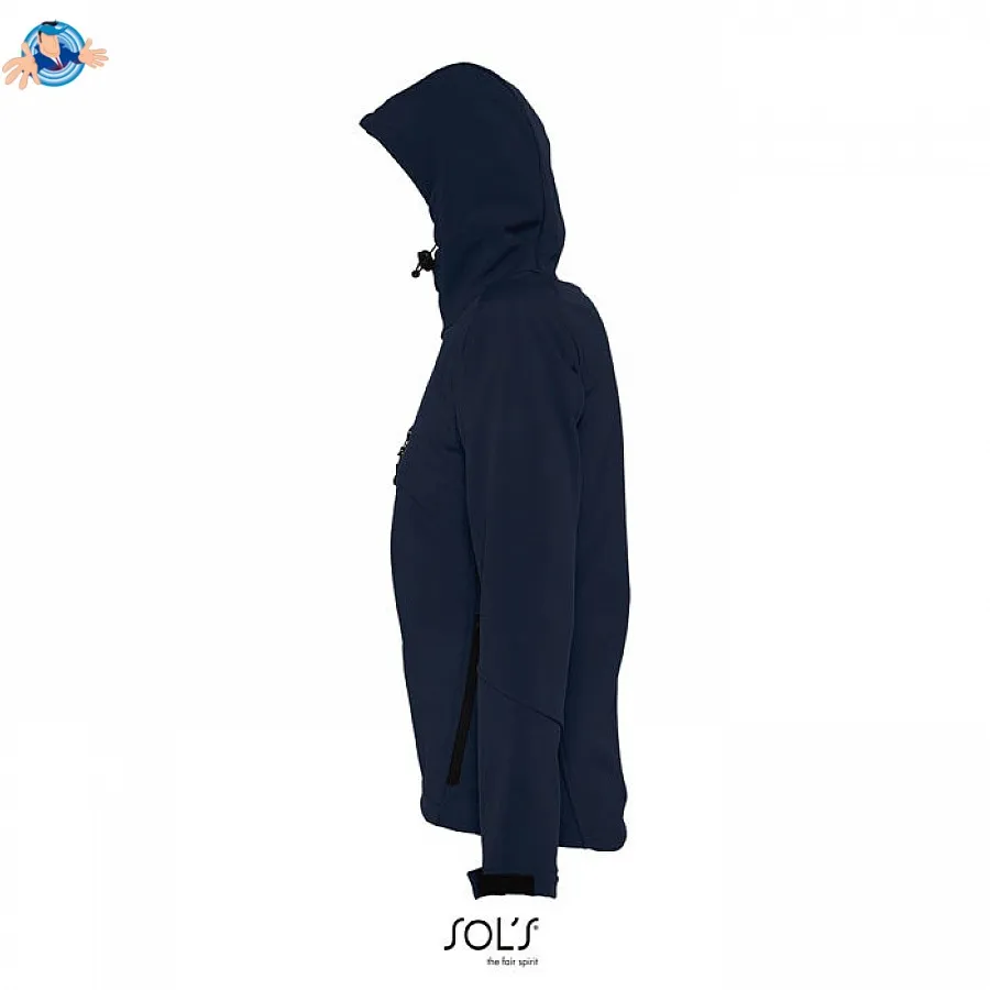 Giacca Softshell da donna con cappuccio | personalizzabile con il tuo logo