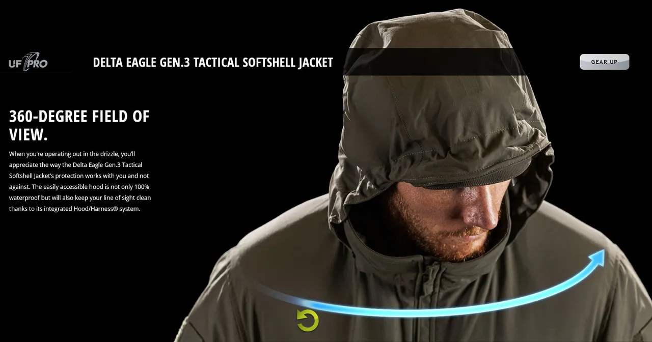 Giacca softshell tattica Uf Pro Delta Eagle Gen.3