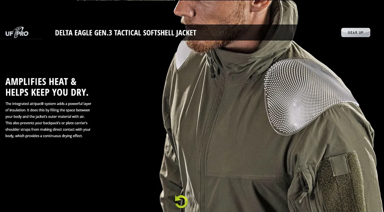 Giacca softshell tattica Uf Pro Delta Eagle Gen.3