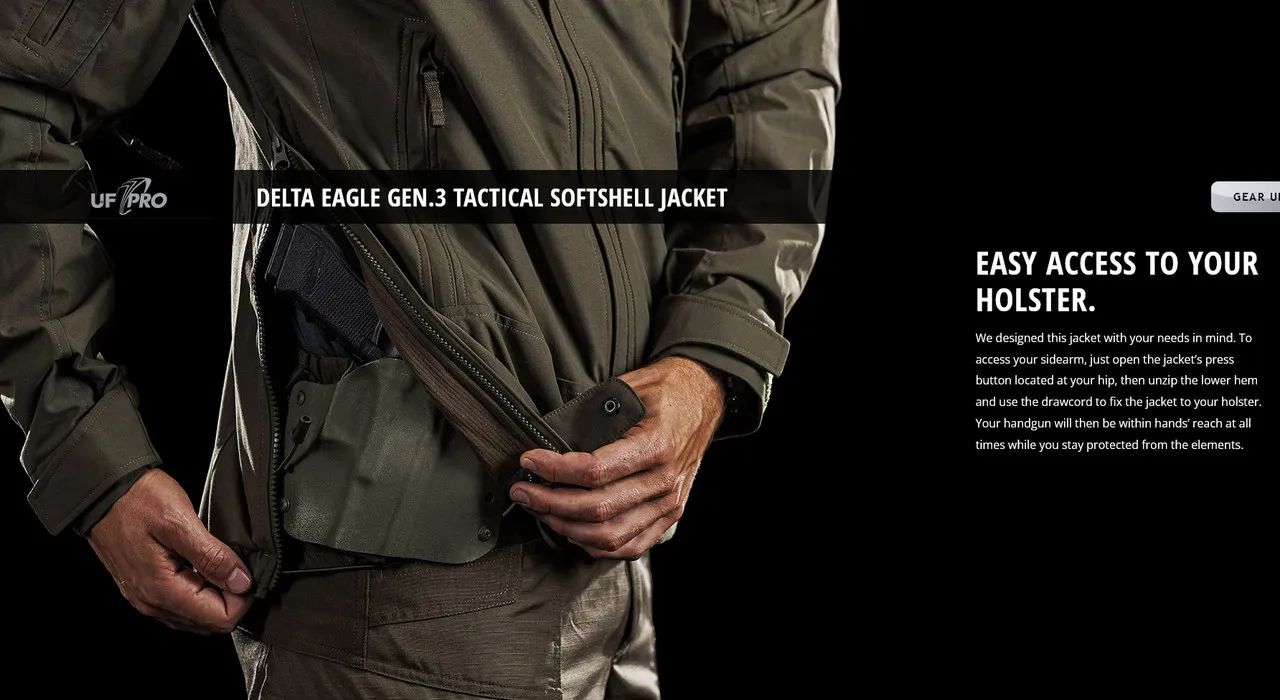 Giacca softshell tattica Uf Pro Delta Eagle Gen.3