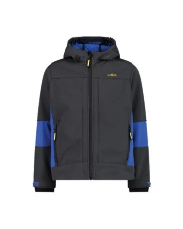 Giacca Trekking Bambino Hoodie Softshell