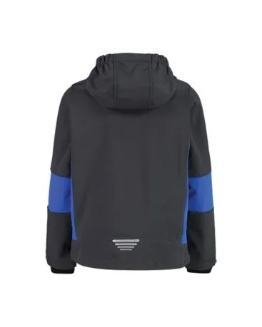 Giacca Trekking Bambino Hoodie Softshell
