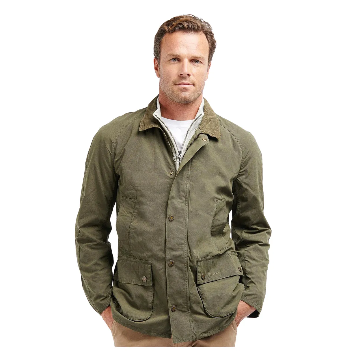 Giubbino Barbour Ashby Casual Verde