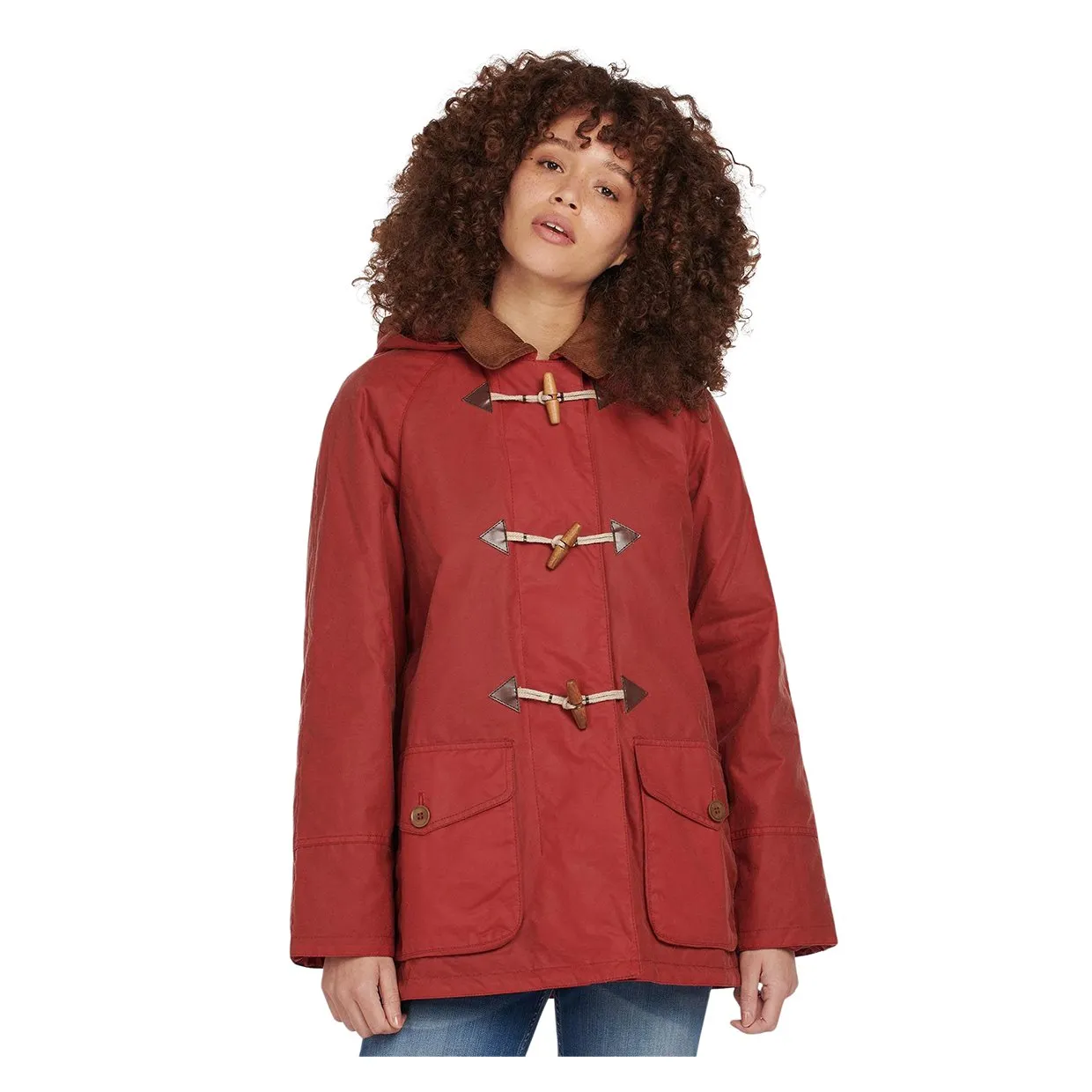 Giubbino Barbour Merlin Wax Rosso