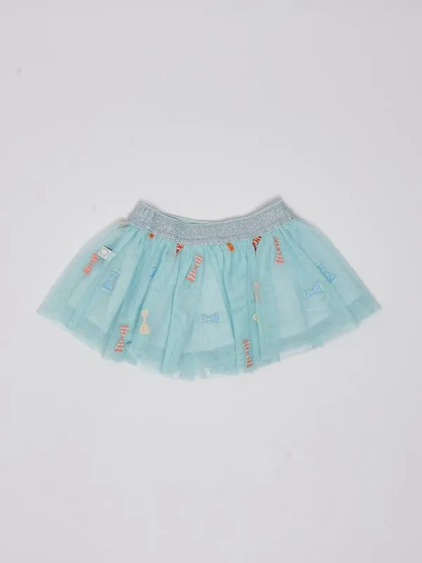 Gonna bambina Stella McCartney in tulle Azzurro