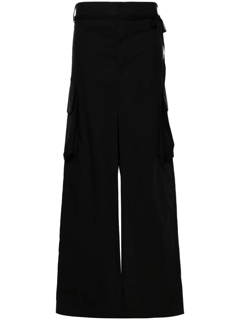 Gonna lunga cargo in nero Ann Demeulemeester - donna