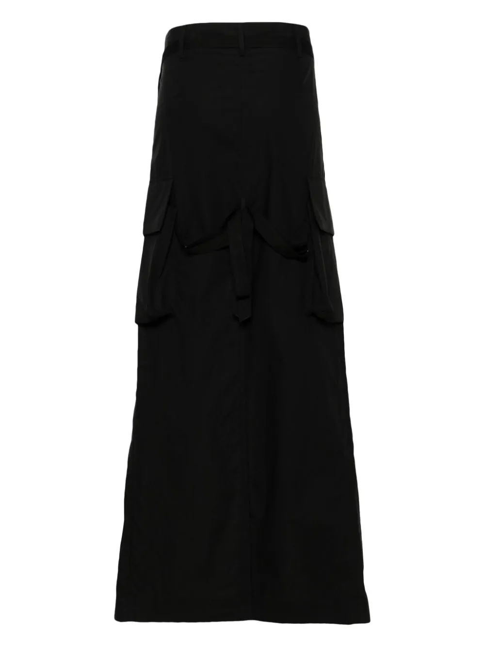 Gonna lunga cargo in nero Ann Demeulemeester - donna