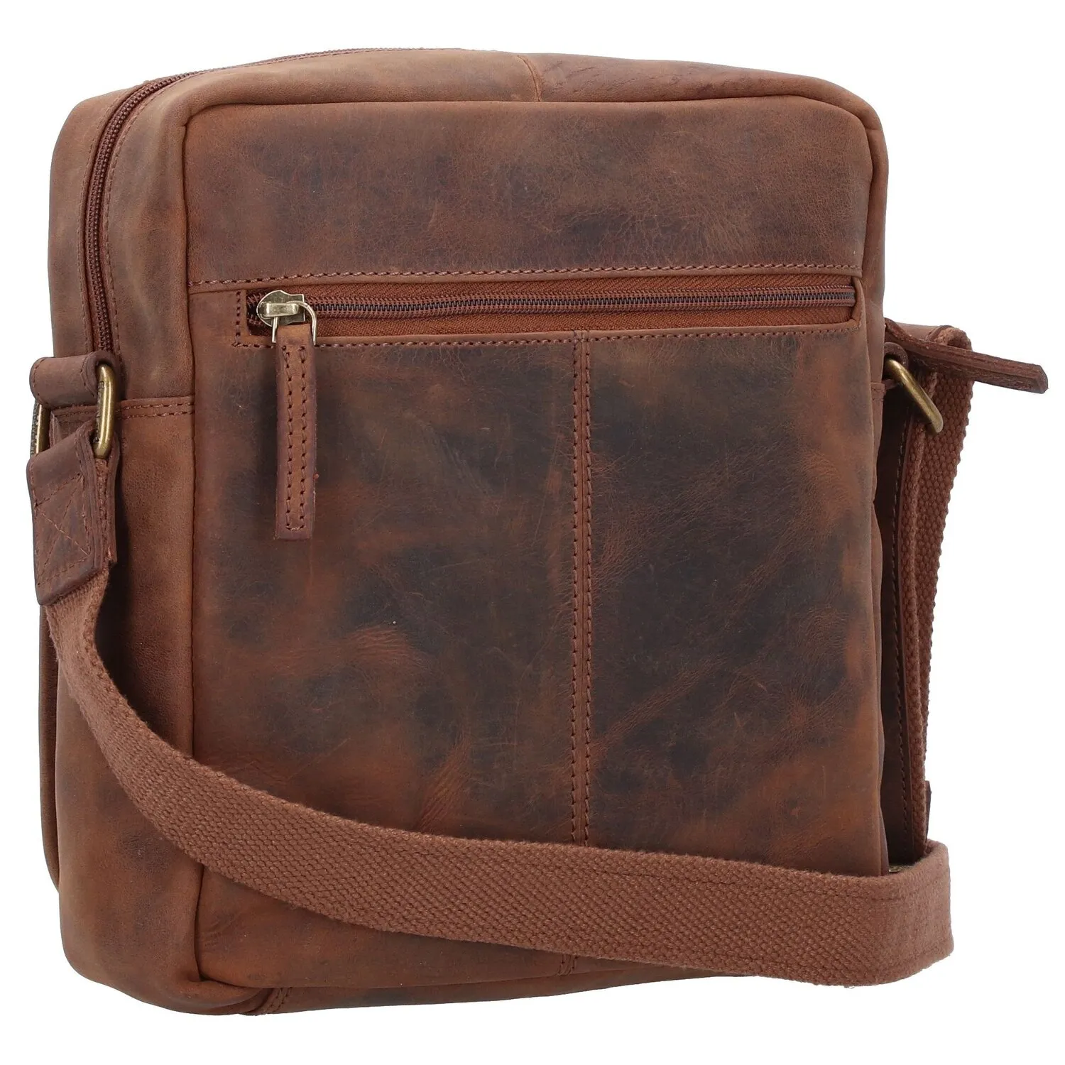 Greenland Nature Montenegro Borsa a tracolla RFID in pelle 22 cm