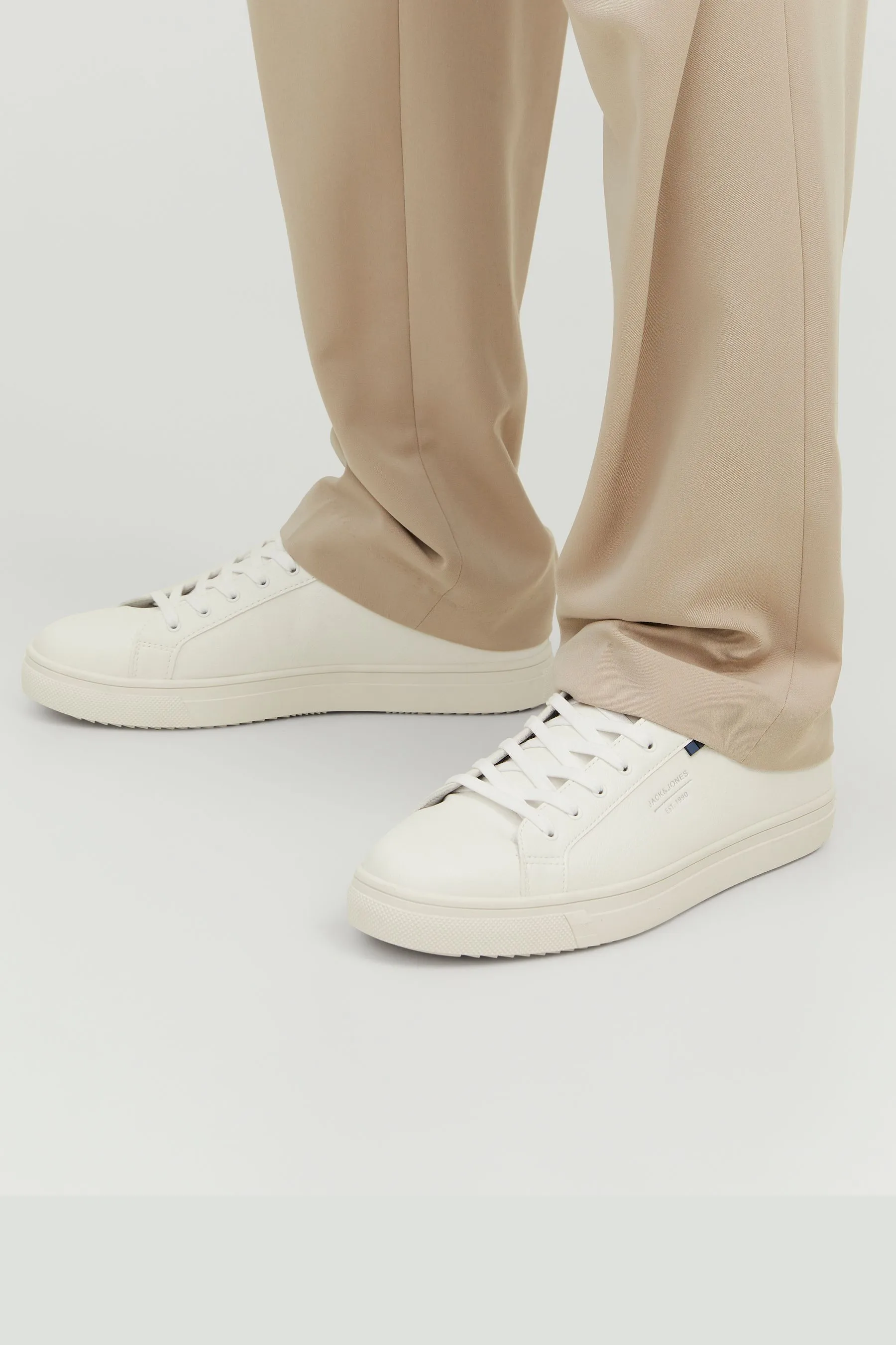 JACK & JONES - Scarpe da ginnastica eleganti in pelle