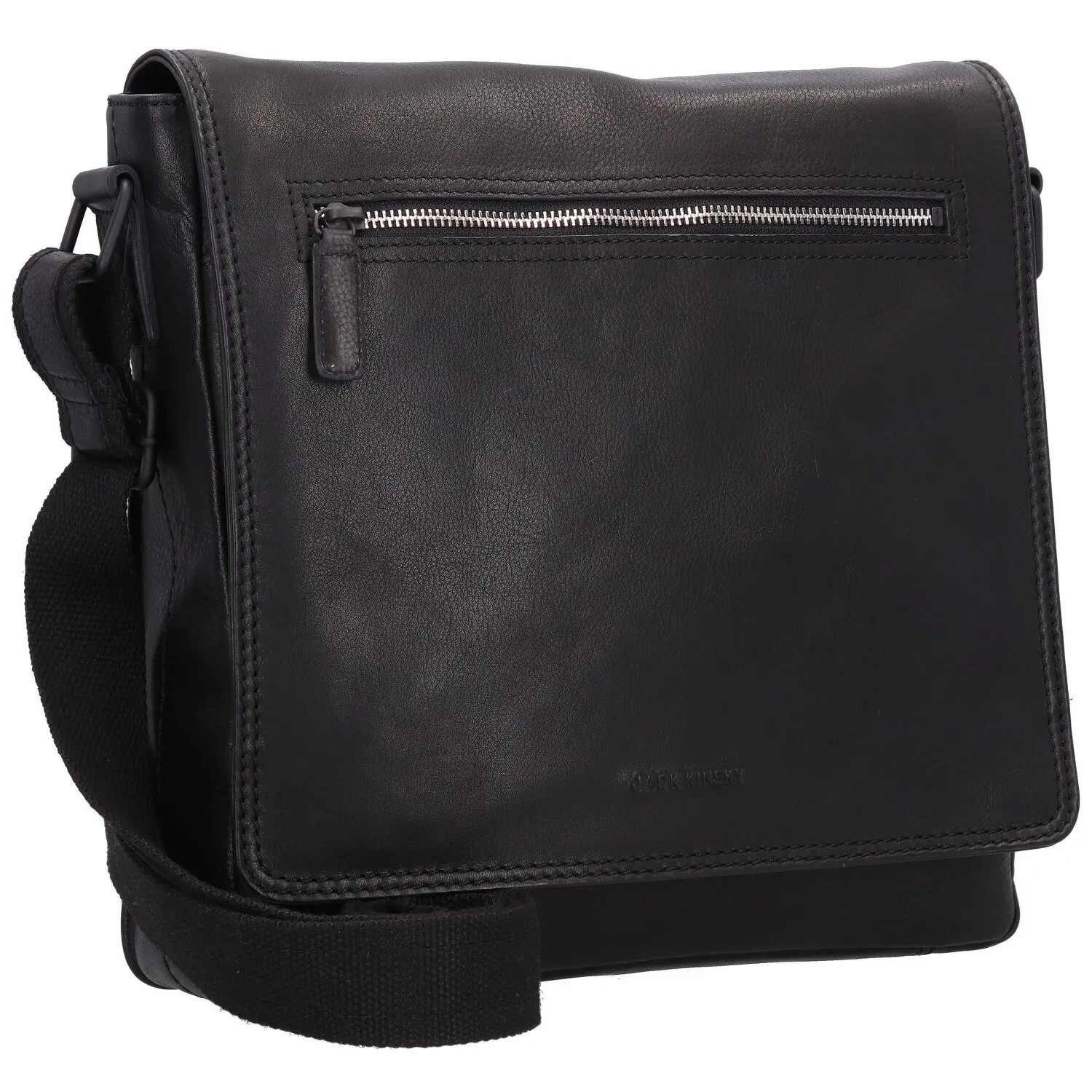 Jack Kinsky Brisbane 4 Borsa a tracolla in pelle 28 cm