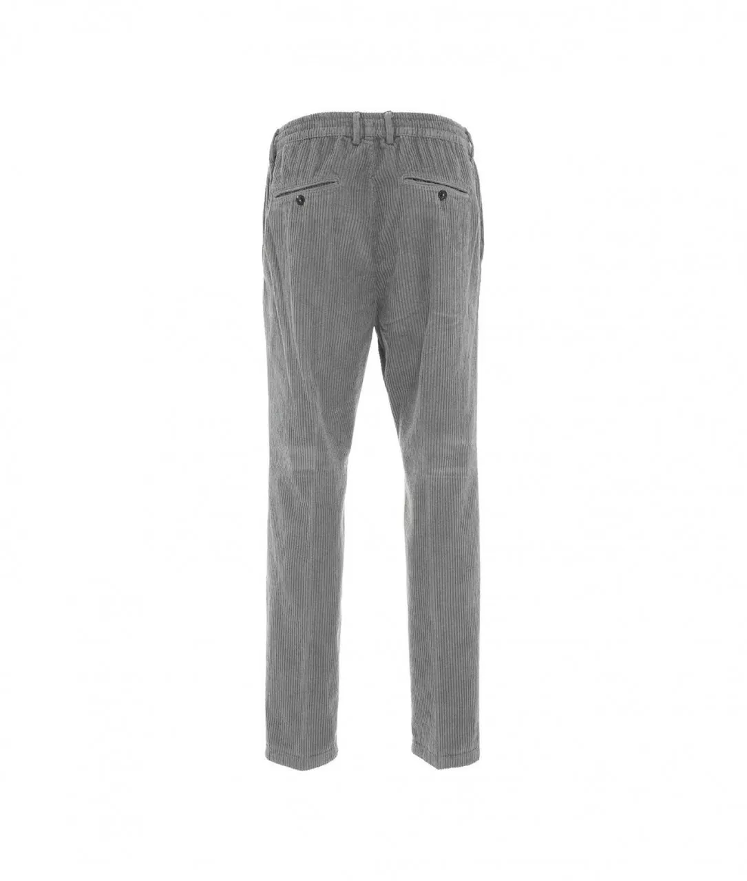 Joggers in velluto a coste grigio grigio
