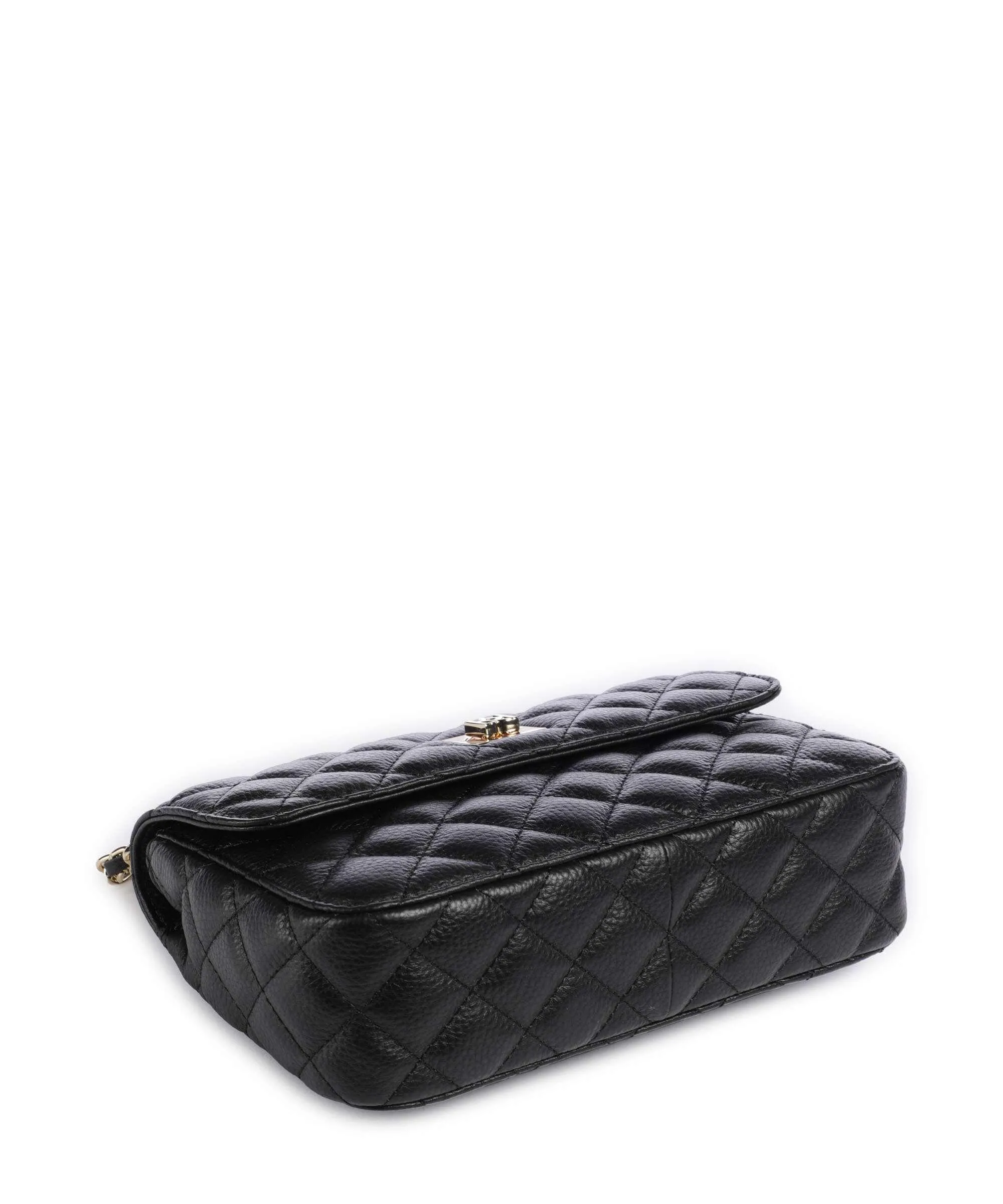  Kazar Vidia S Borsa a spalla pelle granulata nero  