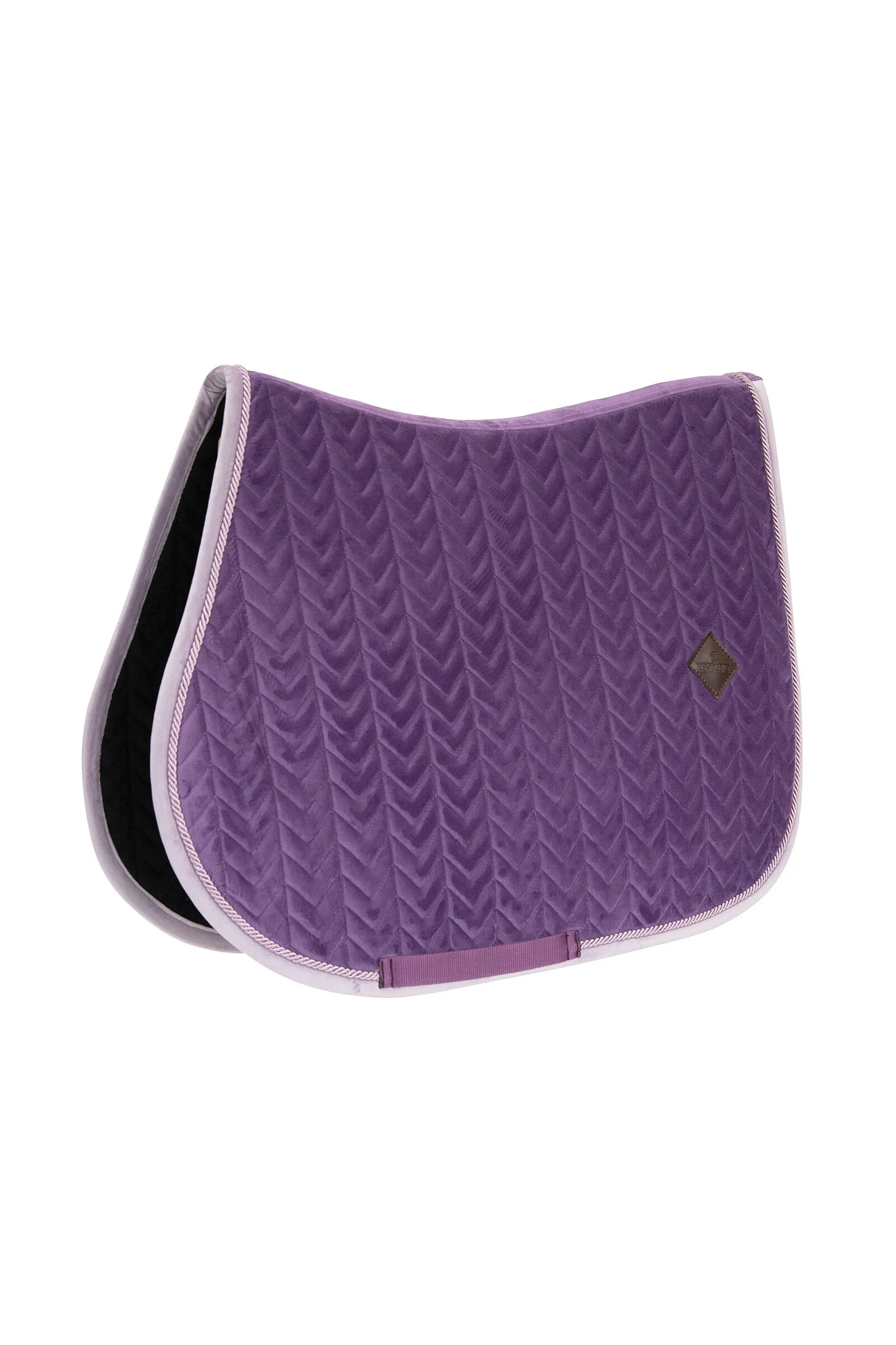 Kentucky Horsewear Sottosella da salto in velluto a contrasto