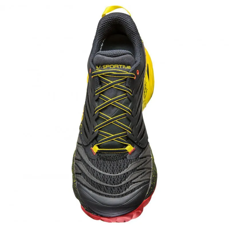 La Sportiva Akasha scarpa da trail/scarpetta da montagna (Nero/Giallo)