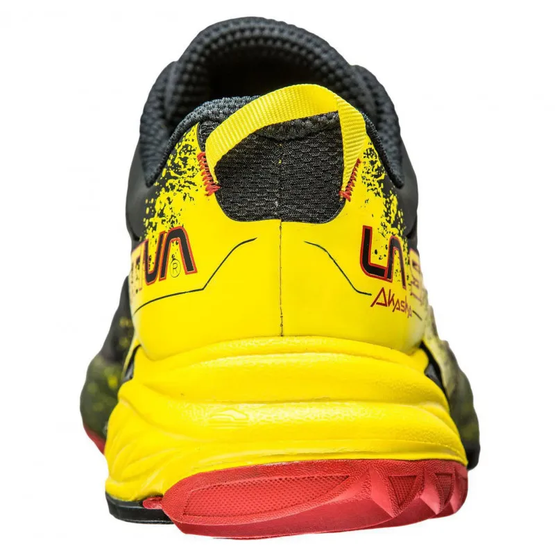 La Sportiva Akasha scarpa da trail/scarpetta da montagna (Nero/Giallo)
