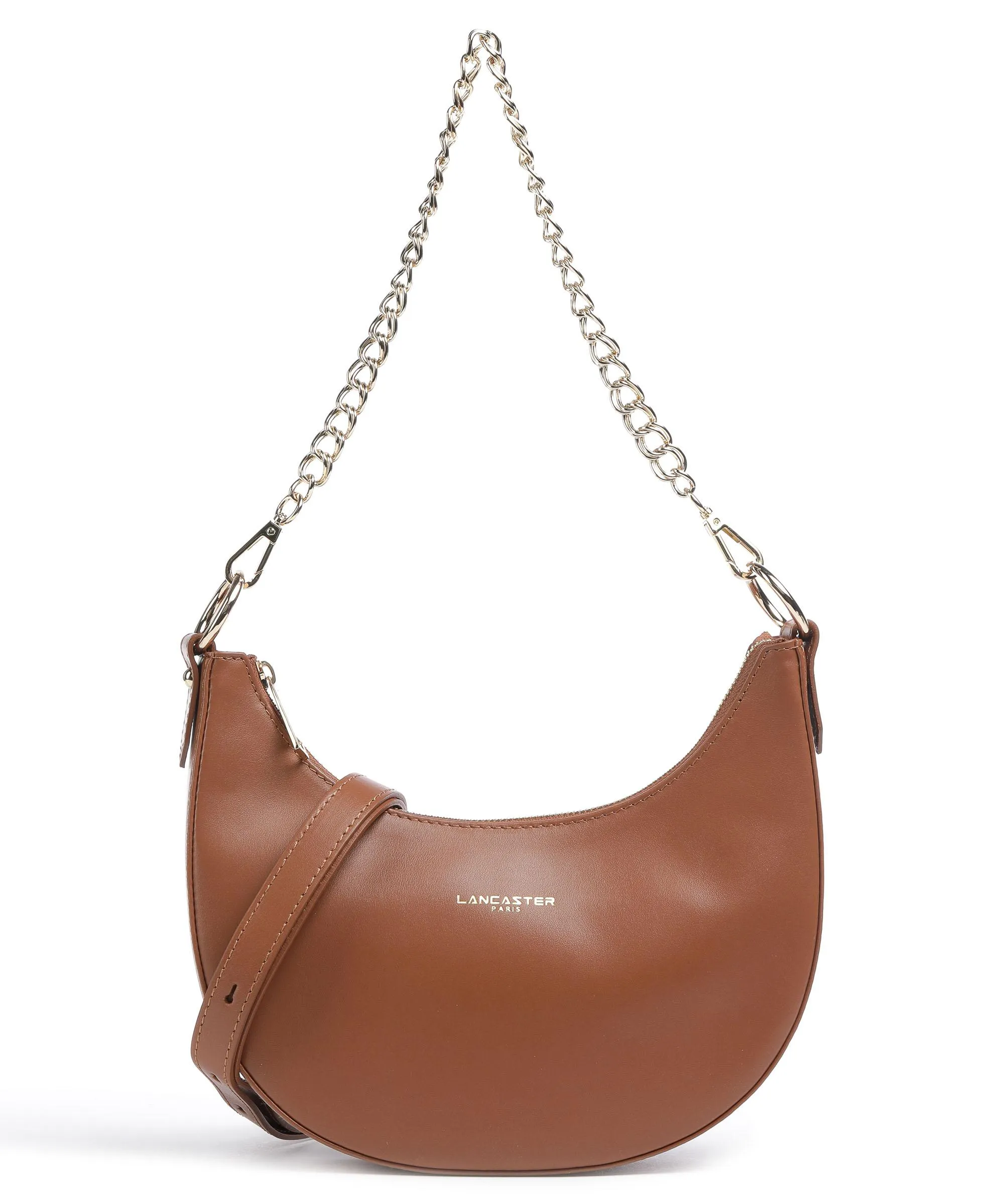  Lancaster Paris Aimy Borsa a spalla pelle di vacchetta finemente grana marrone  