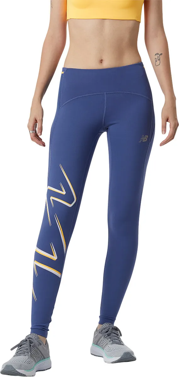 Leggins New Balance Graphic Impact Run Tight