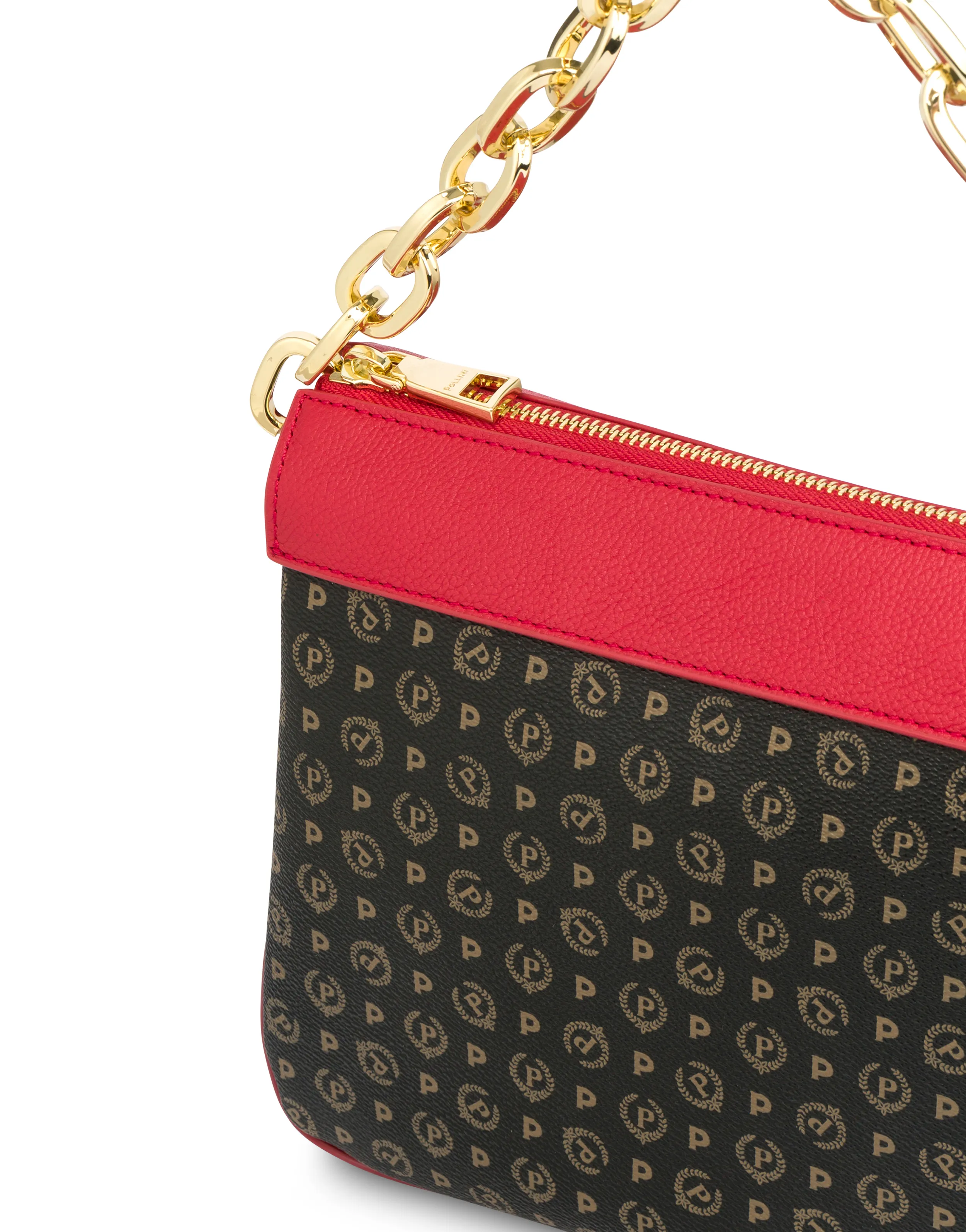    Linea Heritage Borsa A Spalla Heritage Pvc Nero/lacca
