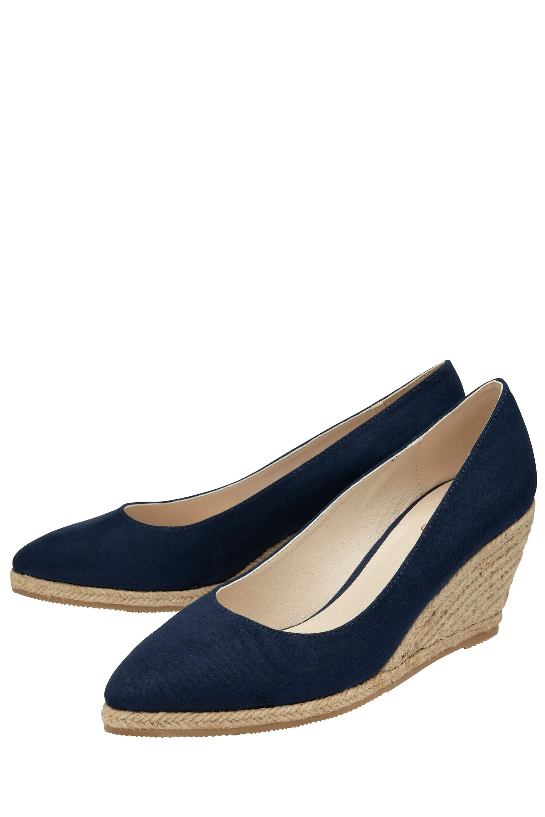 Lotus - Scarpe in microfibra con zeppa