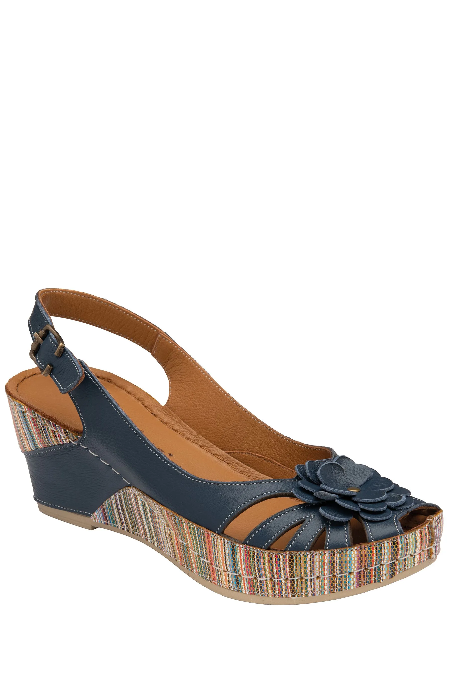 Lotus - Scarpe in pelle con cinturino posteriore