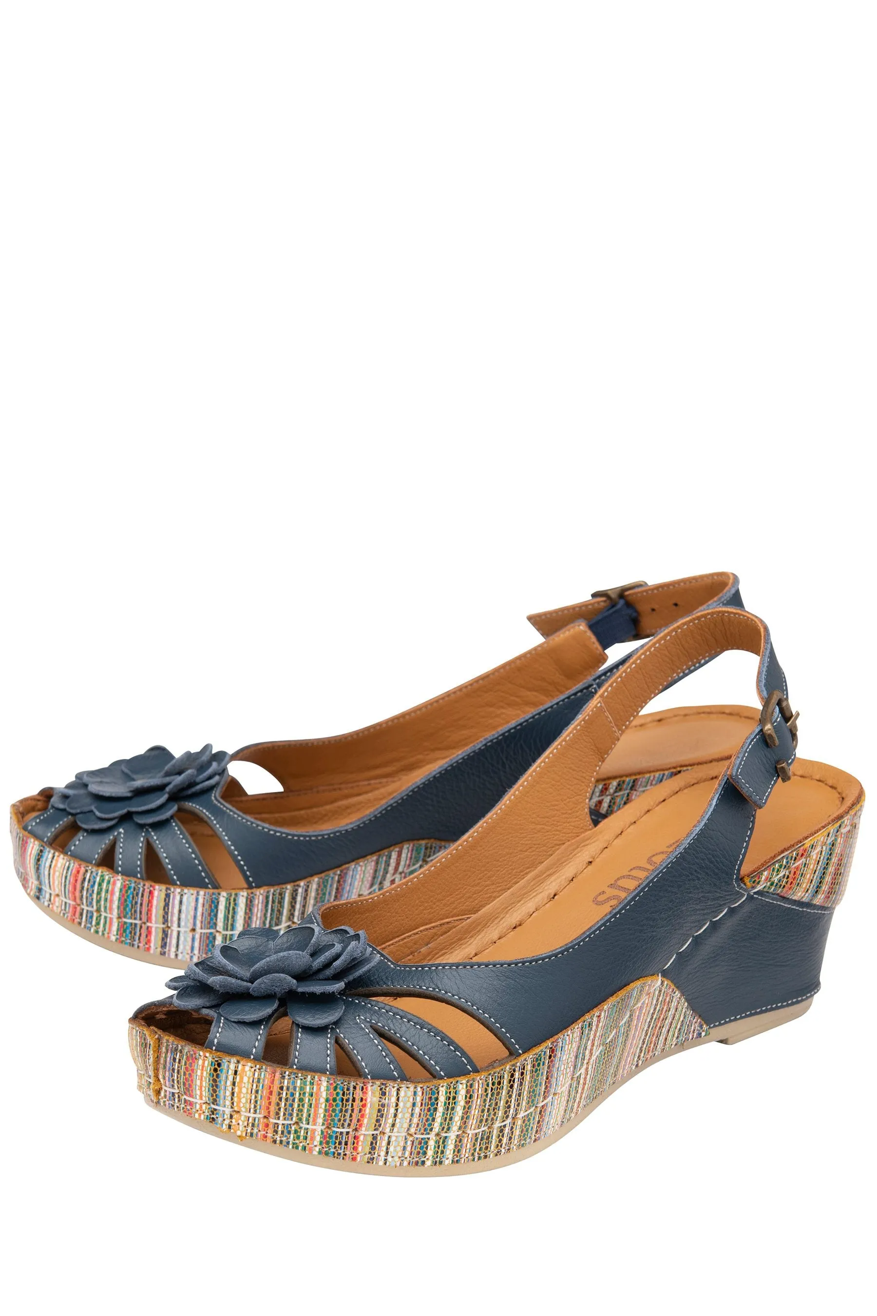 Lotus - Scarpe in pelle con cinturino posteriore