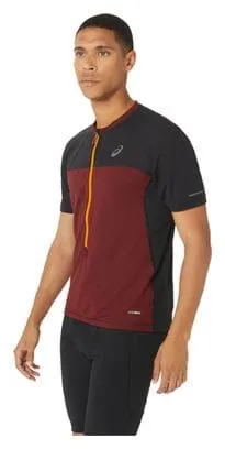 Maglia a maniche corte Asics Fujitrail Run Red Black Uomo