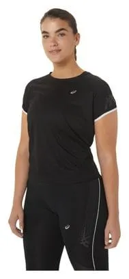 Maglia a maniche corte Asics Run Icon Donna Nero