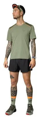 Maglia a maniche corte Dynafit Sky Khaki da uomo