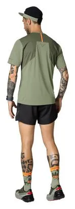 Maglia a maniche corte Dynafit Sky Khaki da uomo