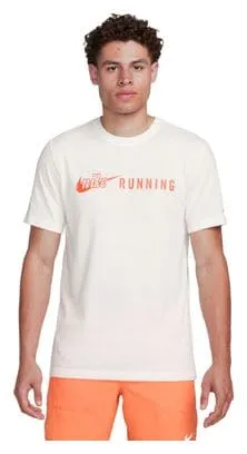 Maglia a maniche corte Nike Dri-Fit Run Energy Beige