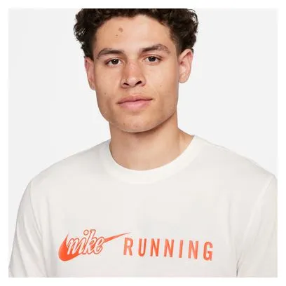 Maglia a maniche corte Nike Dri-Fit Run Energy Beige