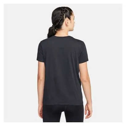 Maglia a maniche corte Nike Dri-Fit Trail Logo Donna Nero