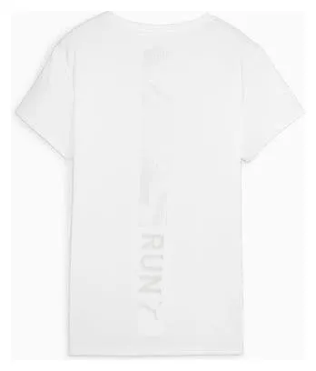 Maglia a maniche corte Puma Run Favourite Graphic White Donna