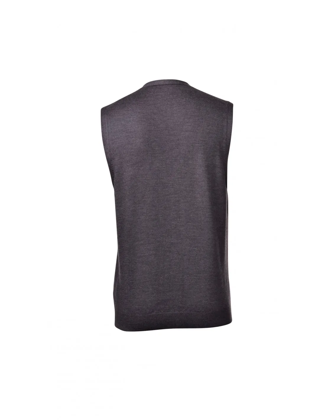 Maglia cardigan sm p lana merino 4 stagioni grigio scuro