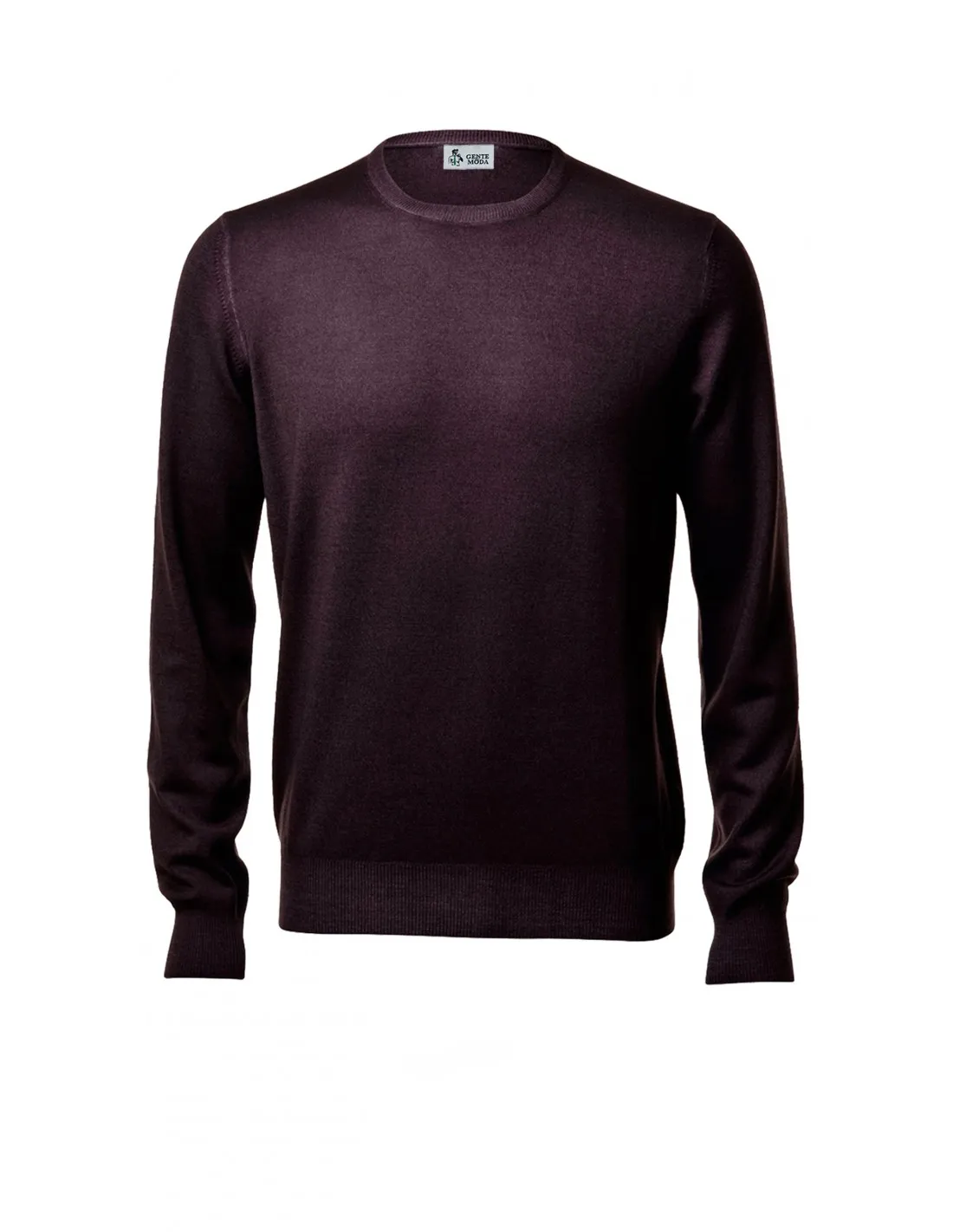 Maglia girocollo ml lana merino 4 stagioni moro