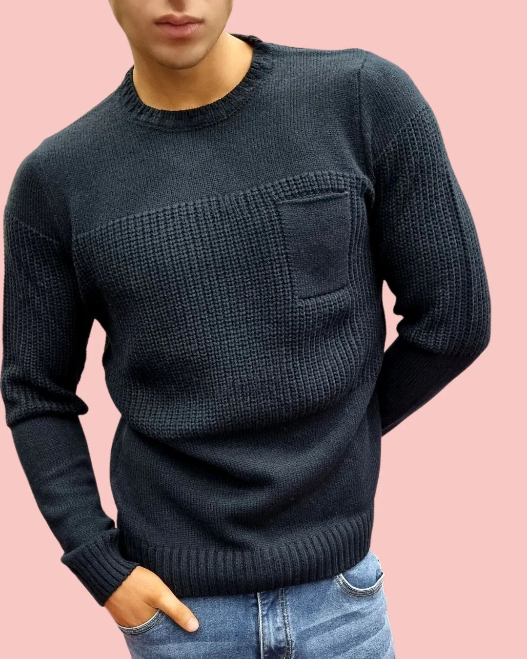 Maglia uomo girocollo  lana art 4423221