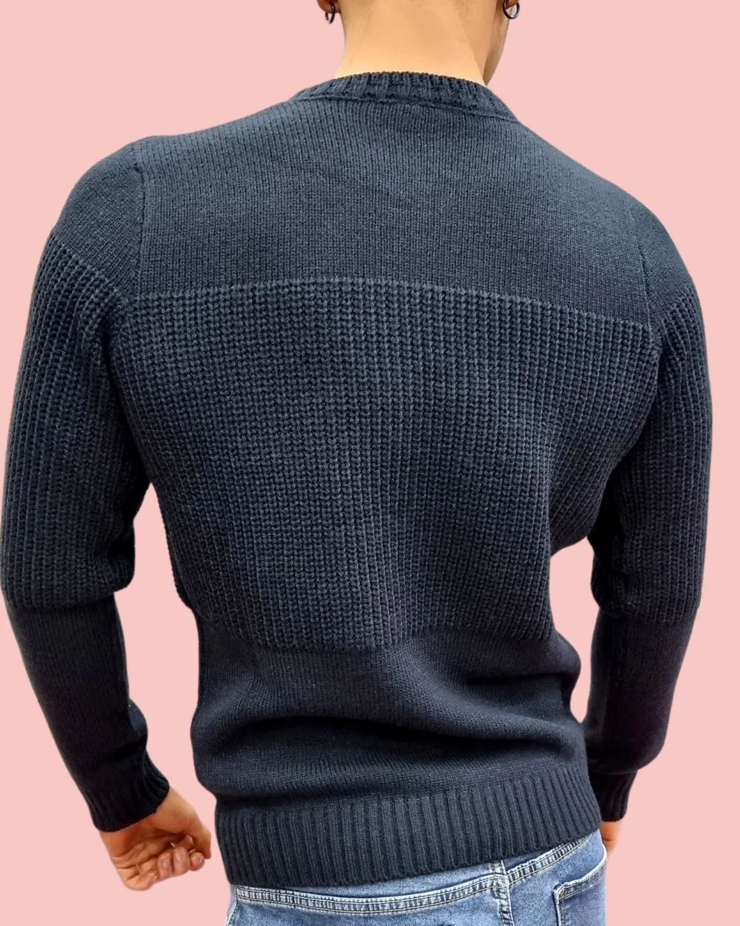Maglia uomo girocollo  lana art 4423221
