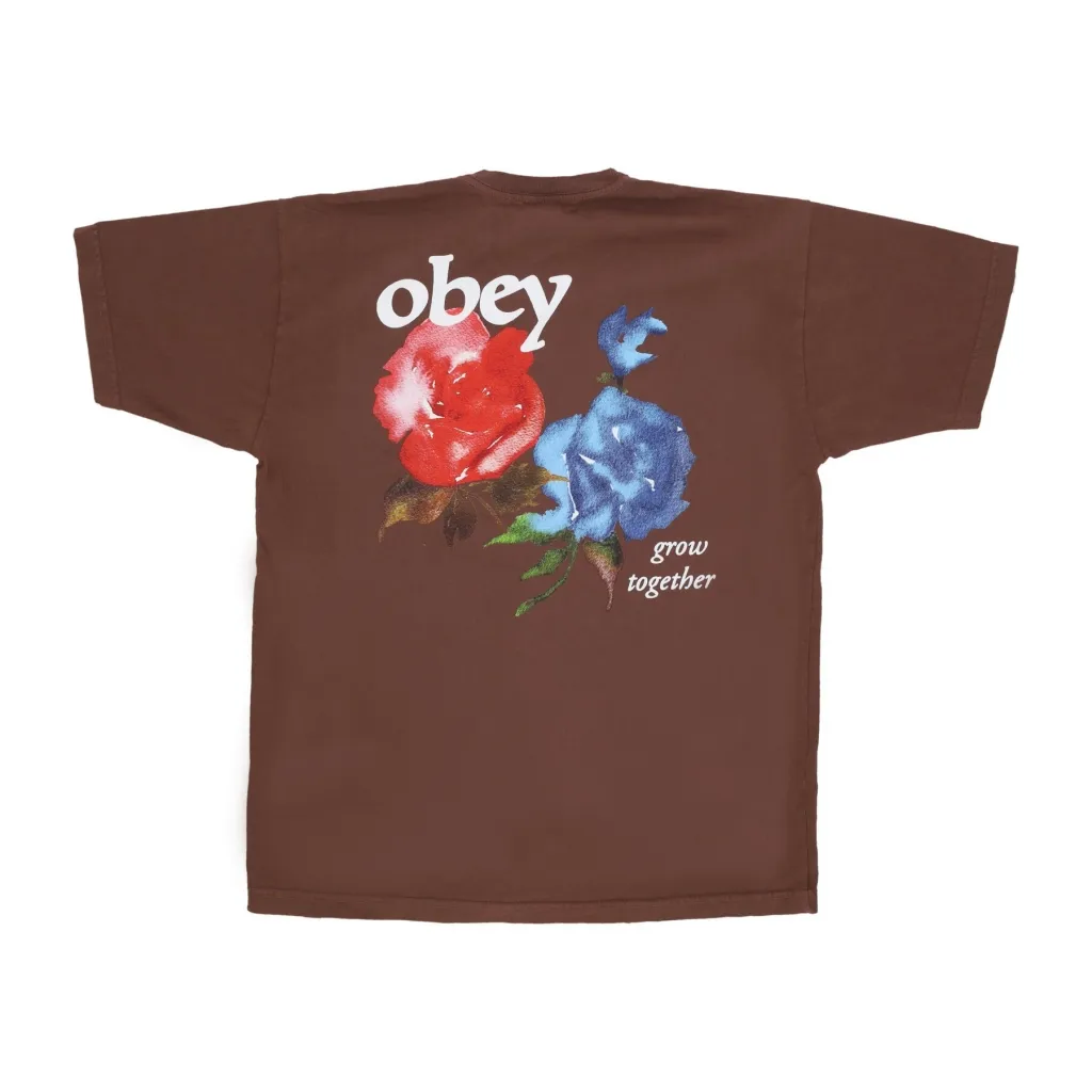 maglietta uomo grow together heavy weight classic tee SEPIA