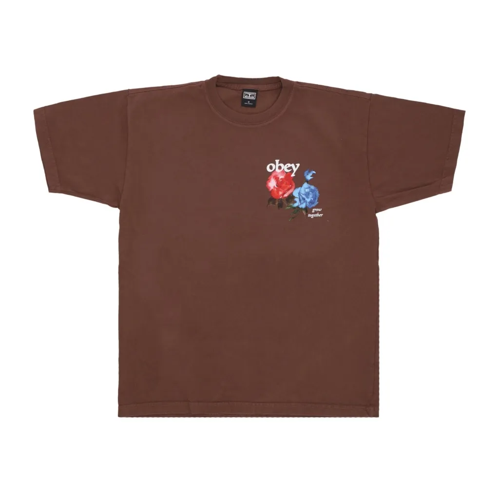 maglietta uomo grow together heavy weight classic tee SEPIA