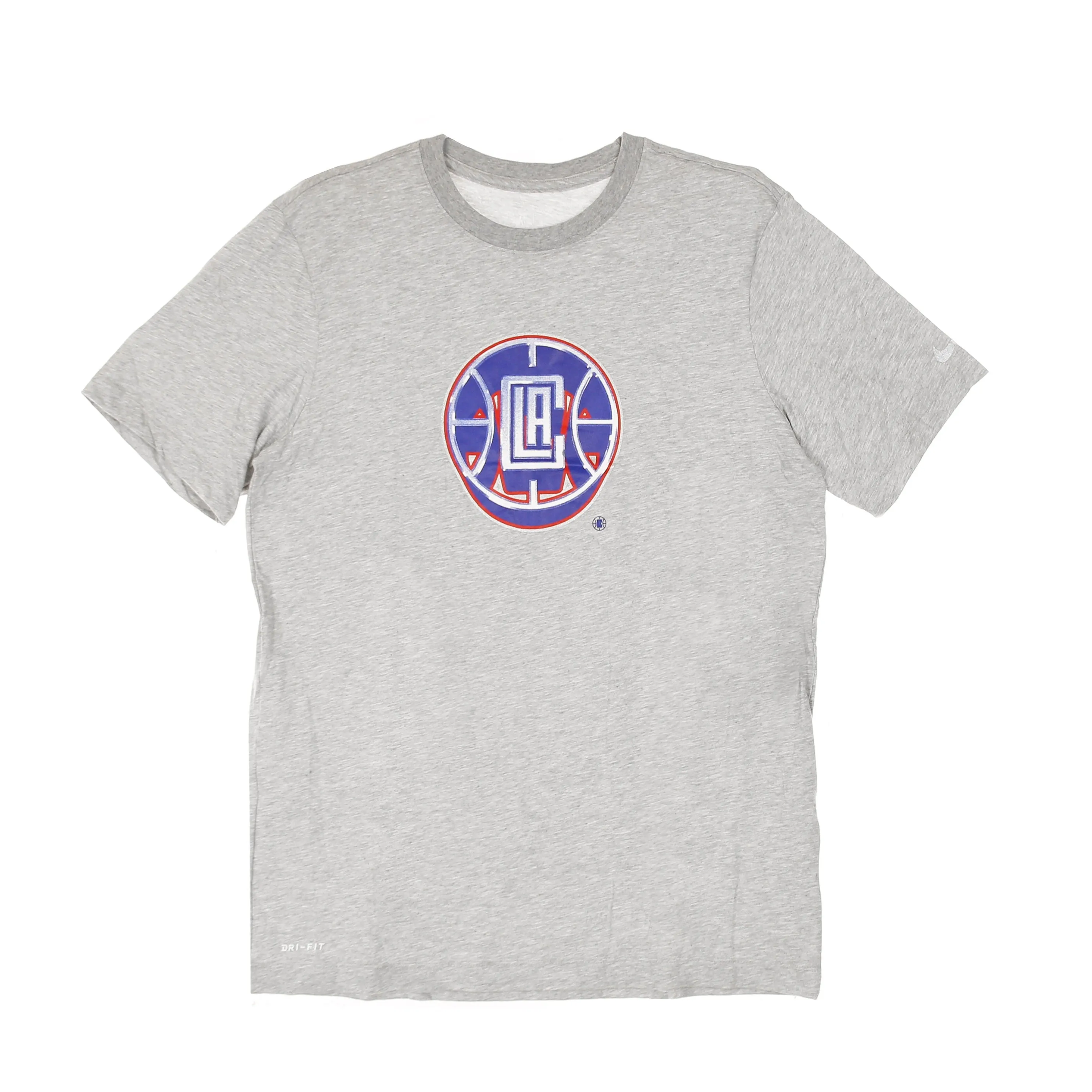 Maglietta Uomo Nba Dry Tee Essential Chrome Logo Loscli Dk Grey Heather