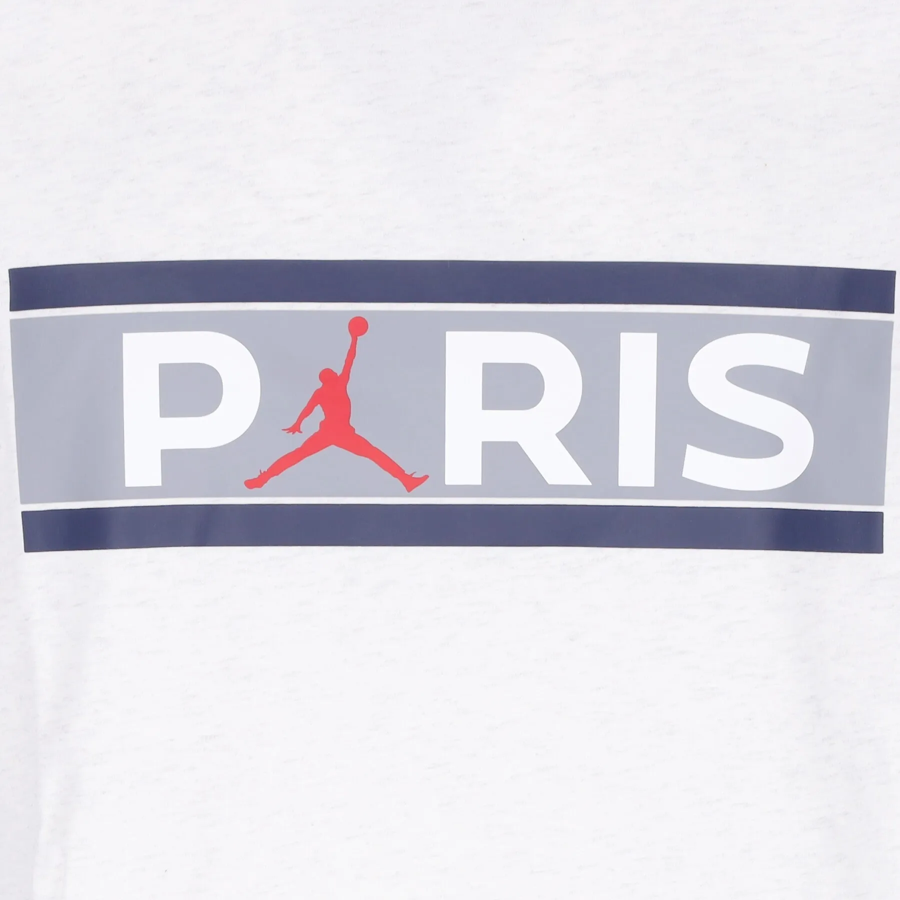 Maglietta Uomo Paris Saint Germain Wordmark Tee Birch Heather