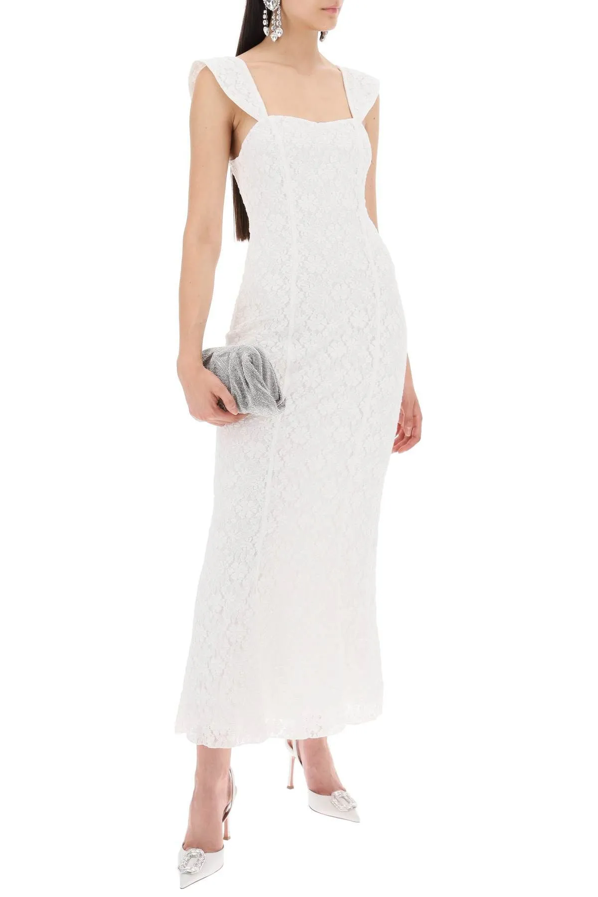 Maxi abito in pizzo