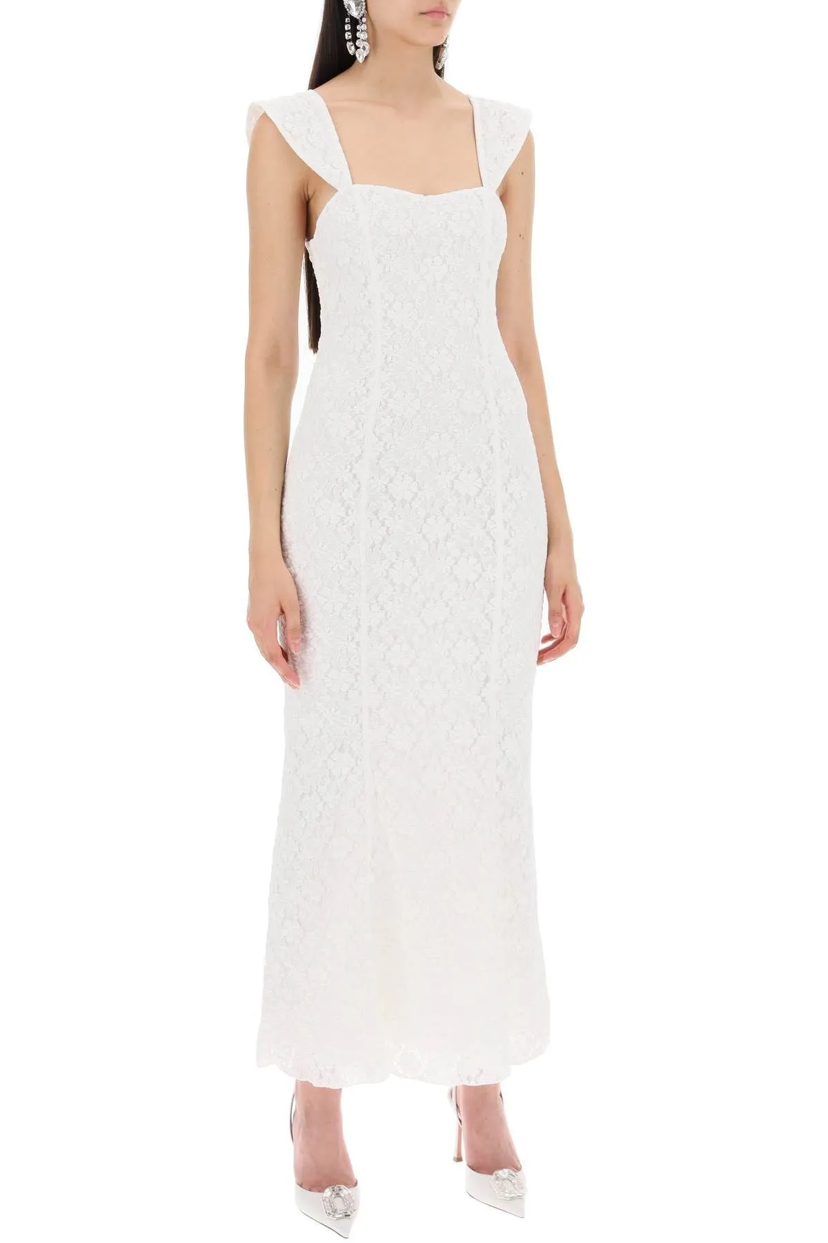 Maxi abito in pizzo