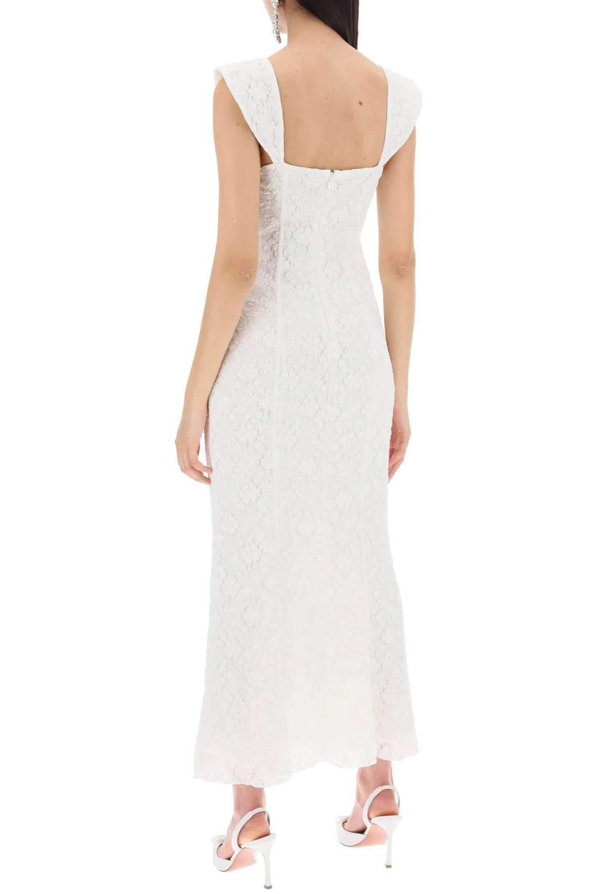 Maxi abito in pizzo