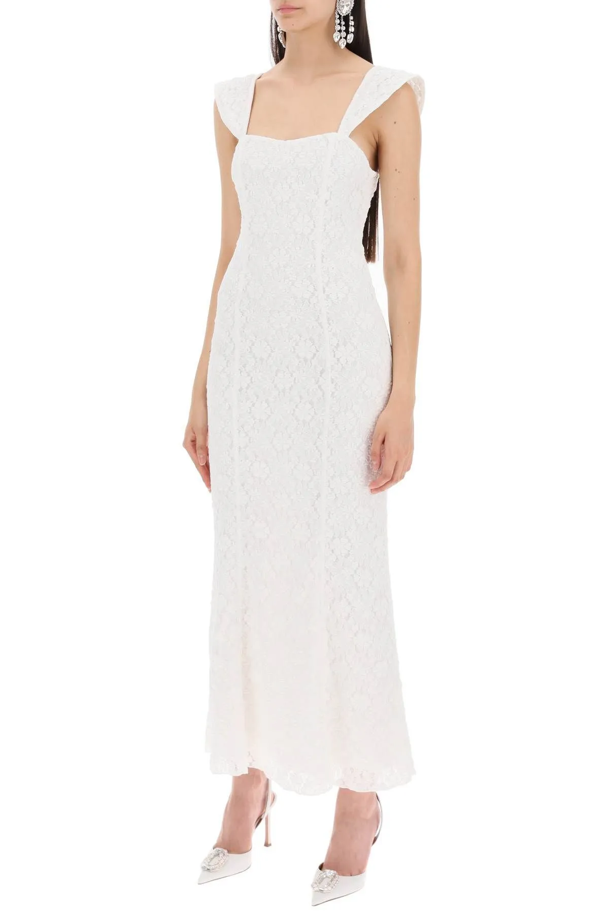 Maxi abito in pizzo