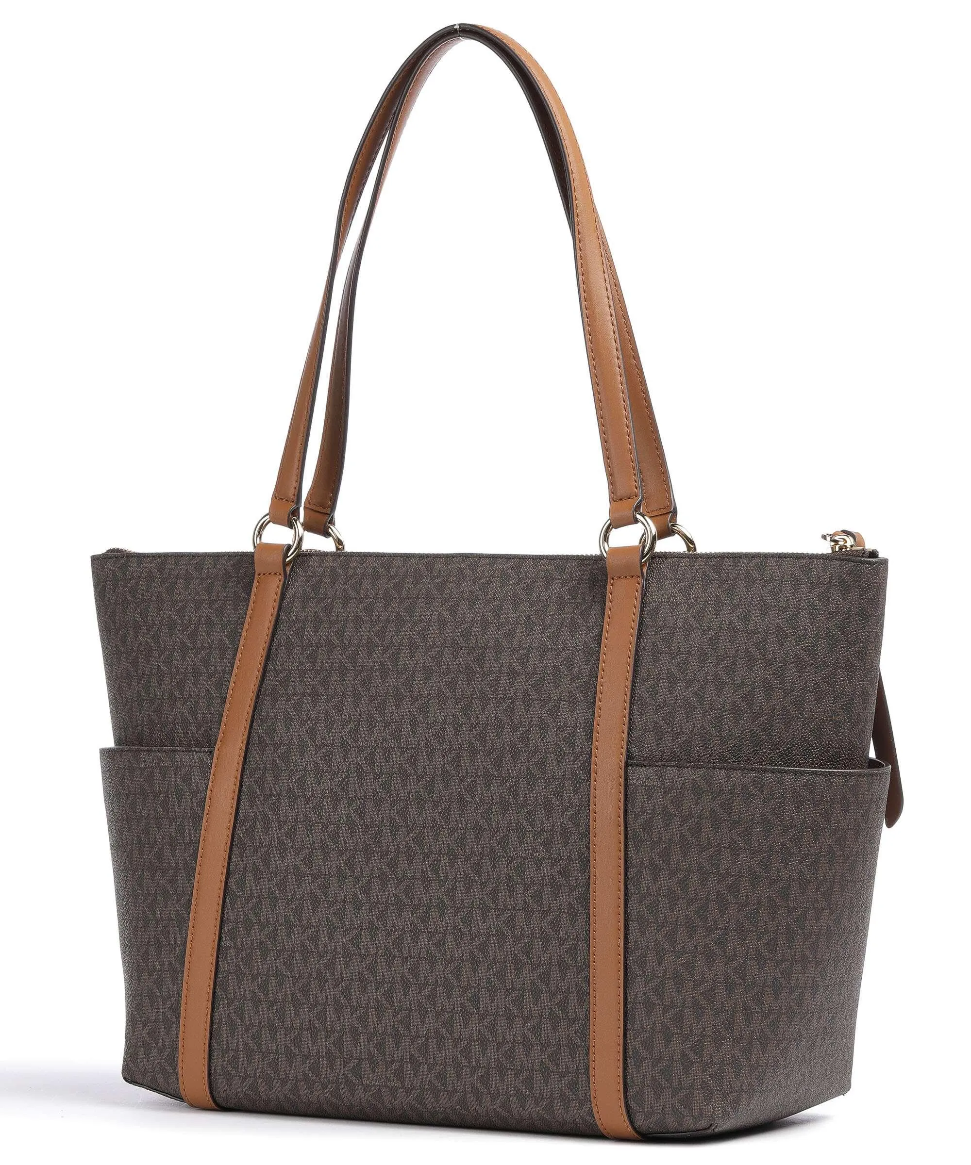  Michael Kors Sullivan Borsa shopper 13″ tela marrone scuro  