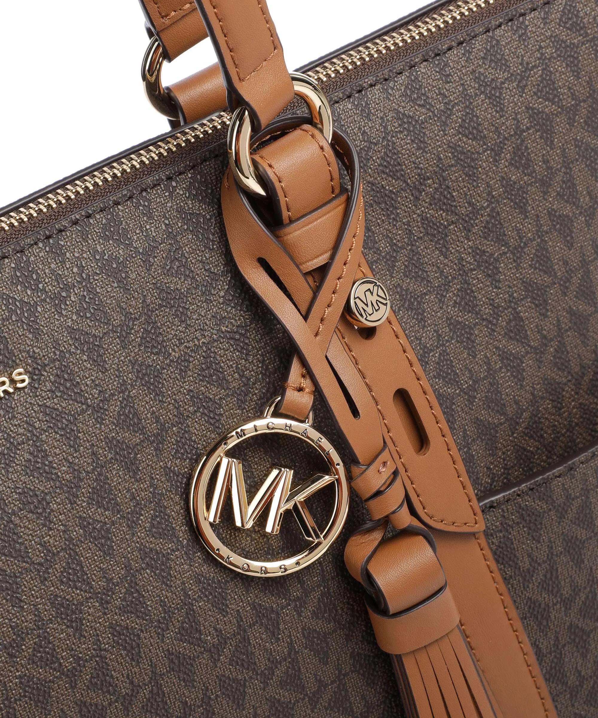  Michael Kors Sullivan Borsa shopper 13″ tela marrone scuro  